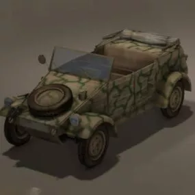 German Ww2 Car 3d model
