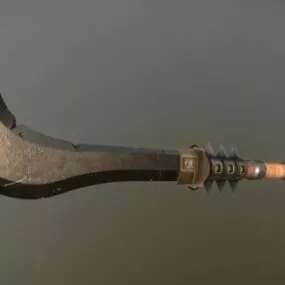 Glaive Sword Weapon 3d model