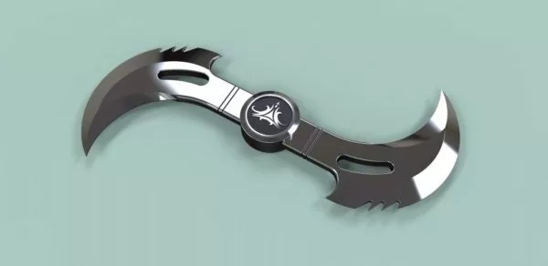 Straight Razor Knife 3d model
