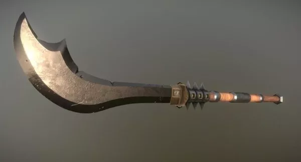 Glaive Sword Weapon 3d model Glaive Sword Weapon 3d model