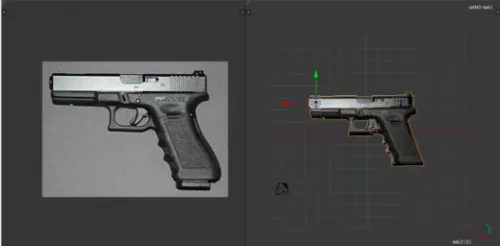 Glock 18 Hand Gun 3d model Glock 18 Hand Gun 3d model