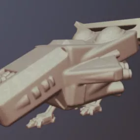Gnat Transport Spaceship 3d model