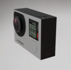 Gopro Hero 4 Silver 3d model