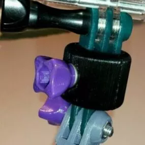 Printable Gopro 360 Swivel Mount 3d model