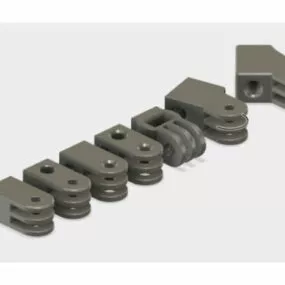 Gopro Hinge Rod Ends Printable 3d model