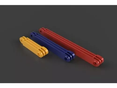 Printable Gopro Mount Extender 3d model Printable Gopro Mount Extender 3d model