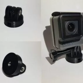 Gopro Tripod Mount Printable 3d model