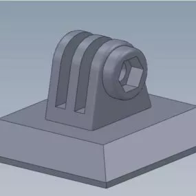Gopro Quick Release Printable 3d model