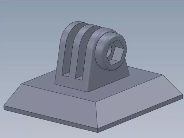 Gopro Quick Release Printable 3d model Gopro Quick Release Printable 3d model