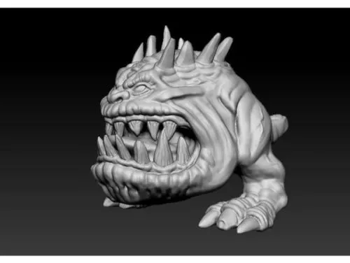 Cartoon Mushroom Monster 3d model