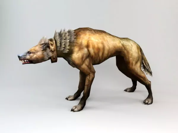Robot Wolf, Cyber Wolf Character 3d model