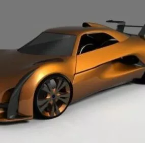 Grabster 500 Sport Car 3d model