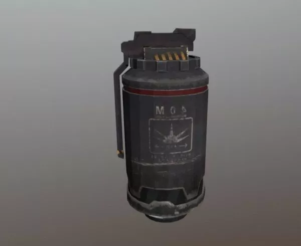 Army Smoke Grenade M18 3d model