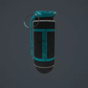 Sci-fi Grenade Army Weapon 3d model
