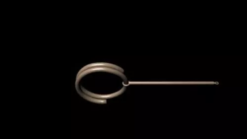 Steel Safety Pin 3d model