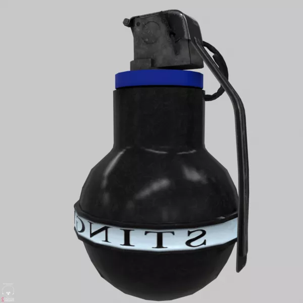 Weapon Grenade Stinger 3d model Weapon Grenade Stinger 3d model