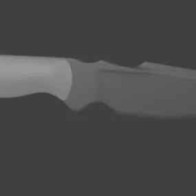 Groove Knife Weapon 3d model