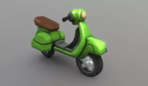 Cyberpunk Scooter Vehicle 3d model