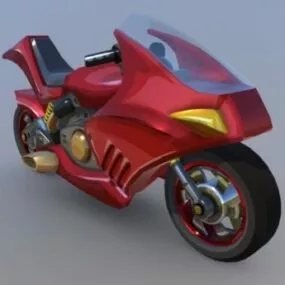 Racing Super Bike Motorcycle Hcr2 3d model