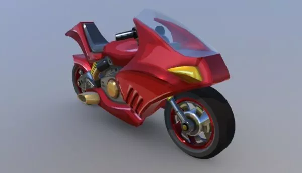 Racing Super Bike Motorcycle Hcr2 Free 3d Model - . - Open3dModel