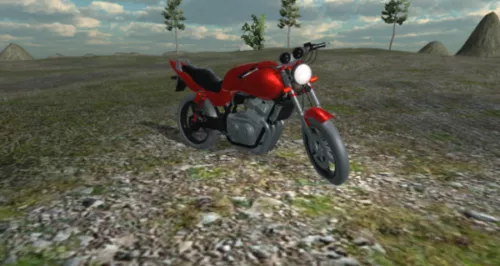 Curved Frame Bike 3d model
