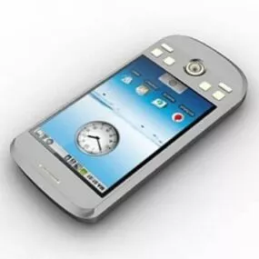 Old Htc Mobile Phone 3d model