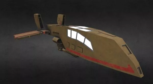 Hwk Aircraft 3d model Hwk Aircraft 3d model