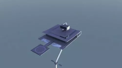 Building Parking Structure 3d model