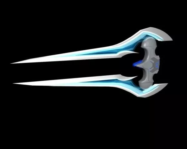 Sci-fi Halo Energy Sword Weapon Free 3d Model - .3ds, .C4d, .Dae, .Fbx ...