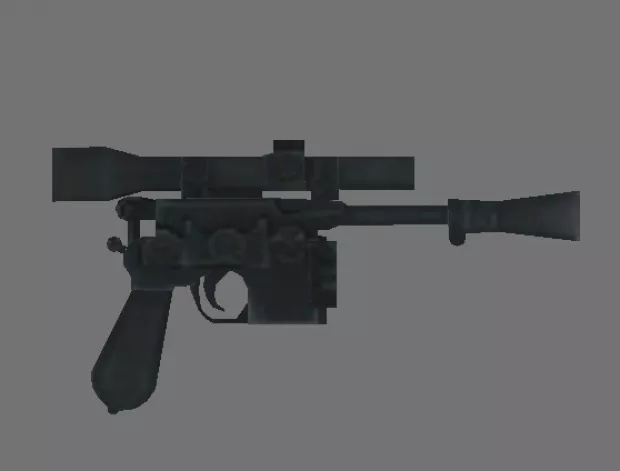 Scifi Laser Pistol Gun 3d model