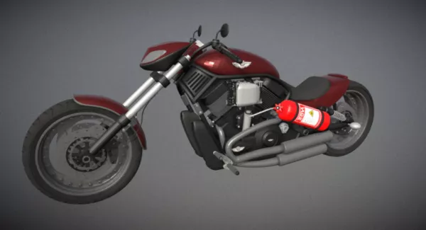 Vintage Gitane Bicycle 3d model