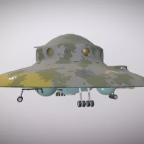 Haunebu Sci-fi Spaceship 3d model
