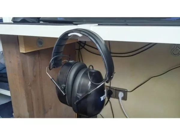 Headphone Black White Color 3d model