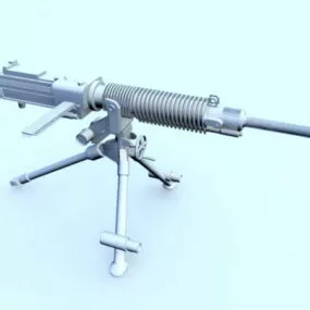 Weapon Heavy Machine Gun 3d model