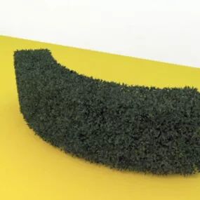Curved Hedge 3d model