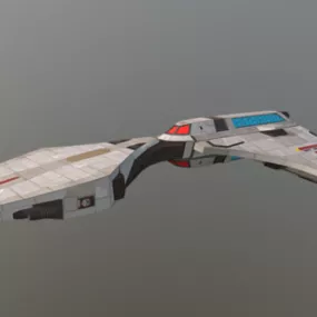 Hektor Sci-fi Spaceship 3d model
