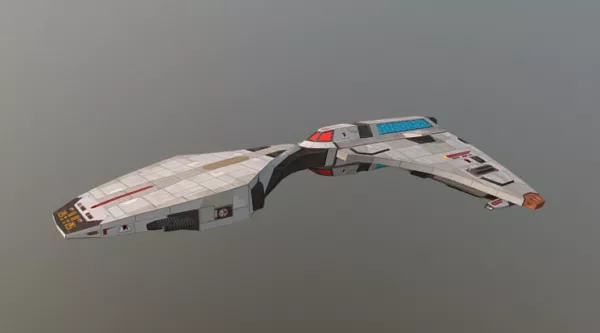 Spaceship Battle Cruiser 3d model