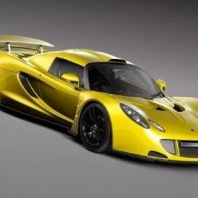 Hennessey Venom Gt Sport Car 3d model