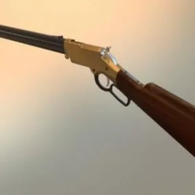 Henry Rifle Gun 3d model