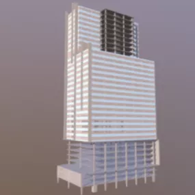 High-rise Office Construction 3d model