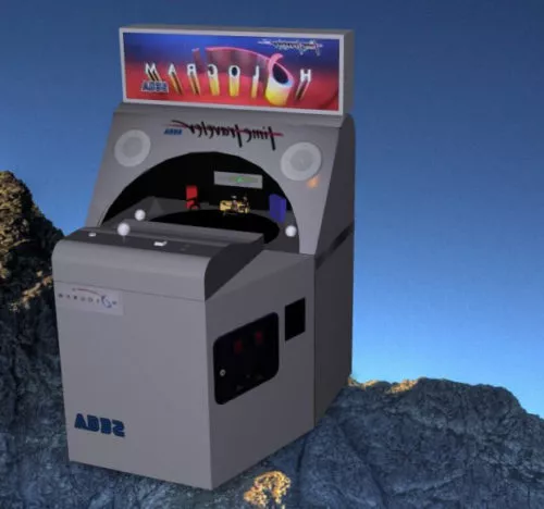Hologram Time Traveler Arcade Machine 3d model Hologram Time Traveler Arcade Machine 3d model