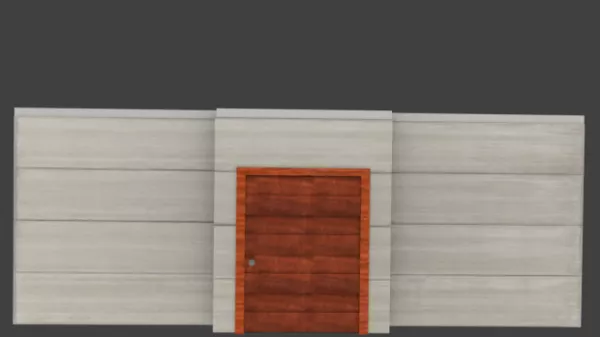 Simple Home Building 3d model Simple Home Building 3d model