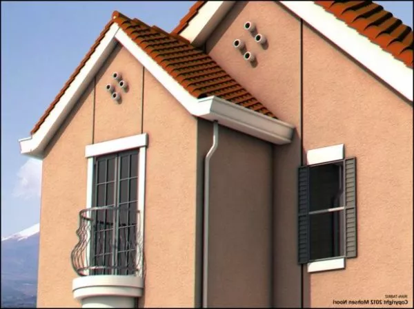 Tiled Roof Texture 3d model