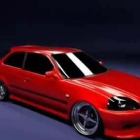 Car Honda Civic 98 3d model
