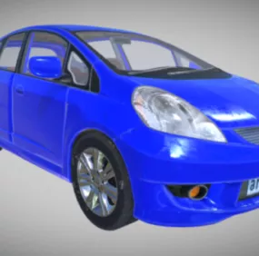 Honda Fit Sedan Car 3d model