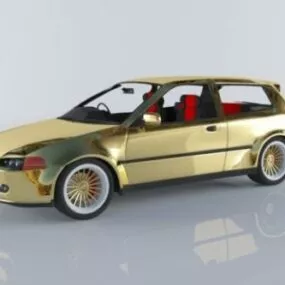 Car Honda Civic 1992 3d model
