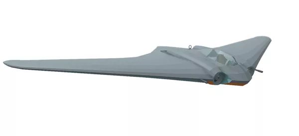 Horten Aircraft 3d model Horten Aircraft 3d model