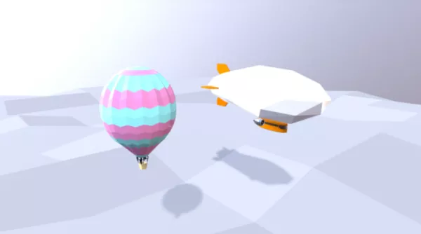 Hot Air Balloon Airship 3d model