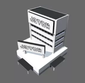 City Hotel Design 3d model
