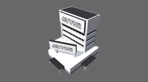 City Residential Skyscraper Building 3d model